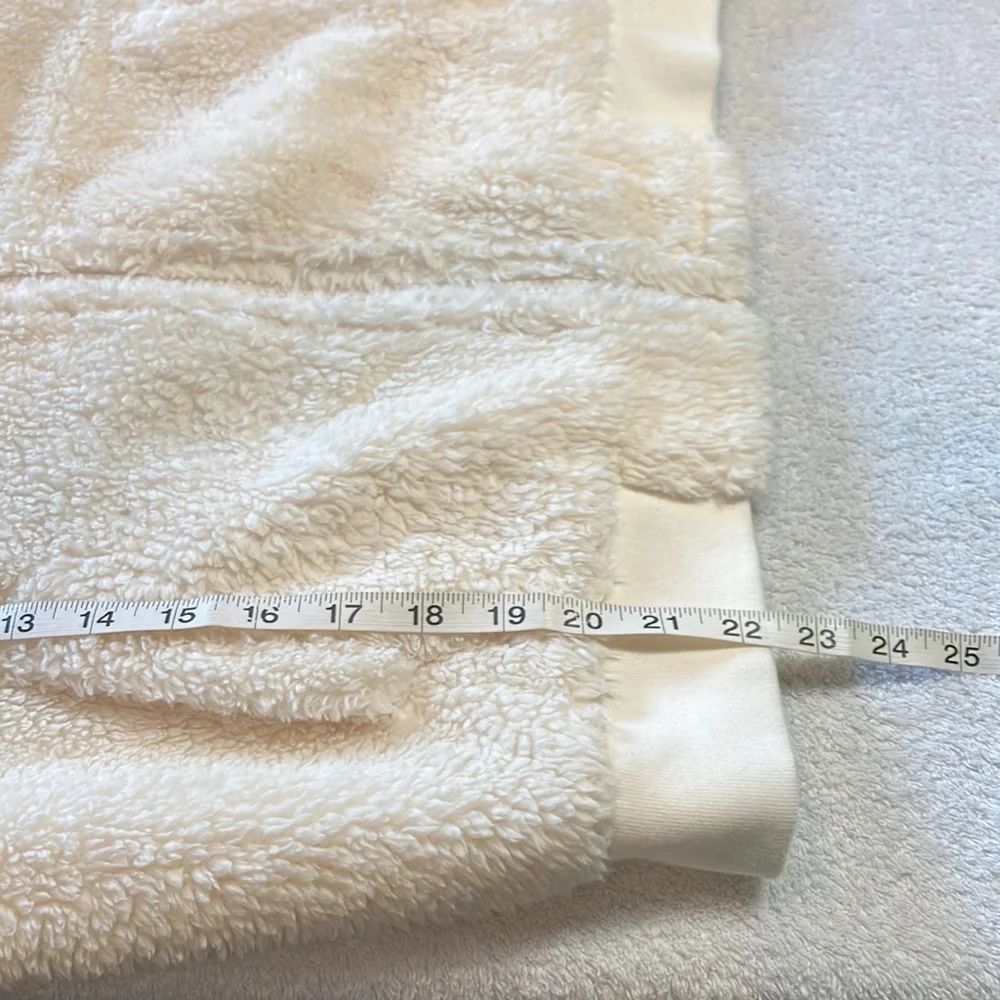 J Crew cream teddy zip up jacket - Picture 8 of 8